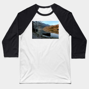 Winter on the Lake Moro Baseball T-Shirt